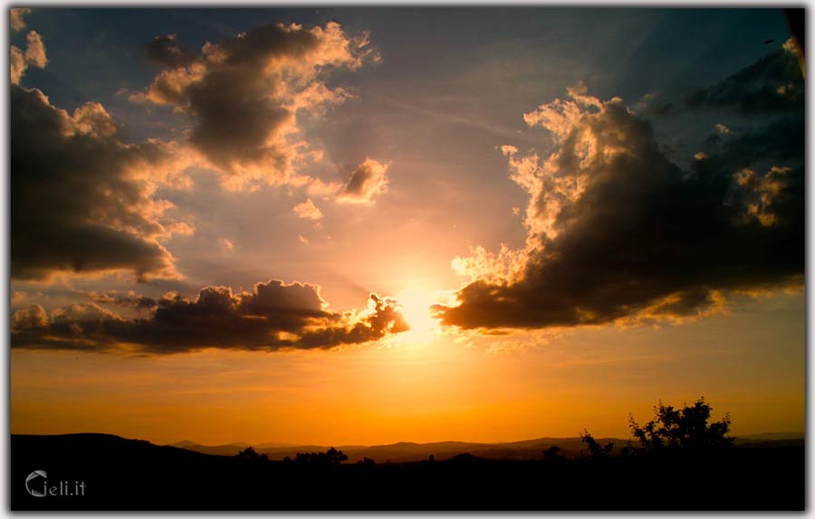 Fantastico tramonto: un luogo dove vivere senza tempo, diventare una cosa sola con la natura, essere il cielo e la terra